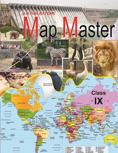 Map Master 9th Class (Hindi and English Medium)